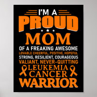 Leukemia Cancer Awareness Survivor Orange Ribbon M