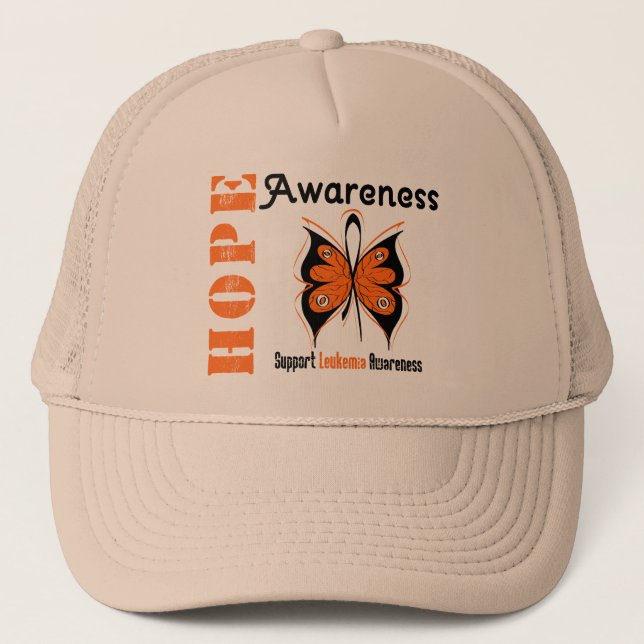 LEUKEMIA Hope Truckerkappe (Vorderseite)