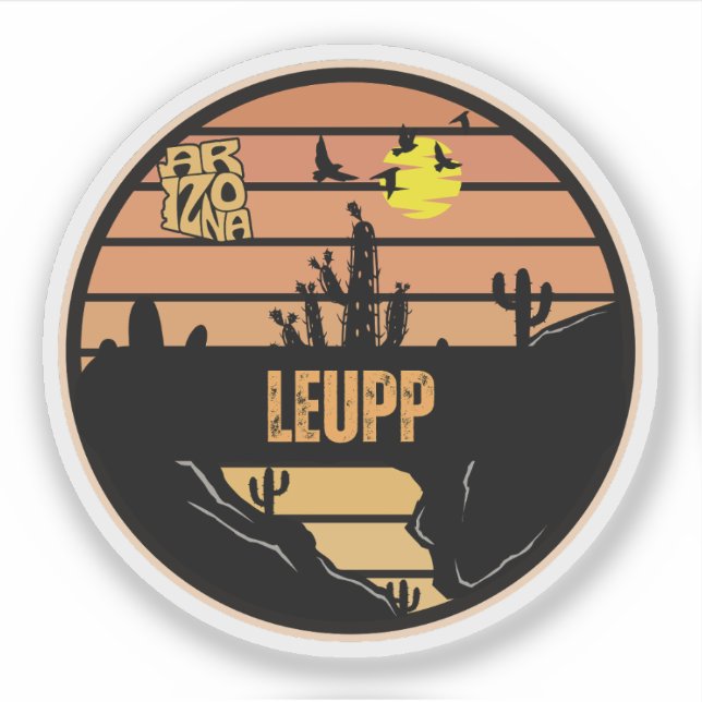 Leupp, Arizona Aufkleber (Vorderseite)