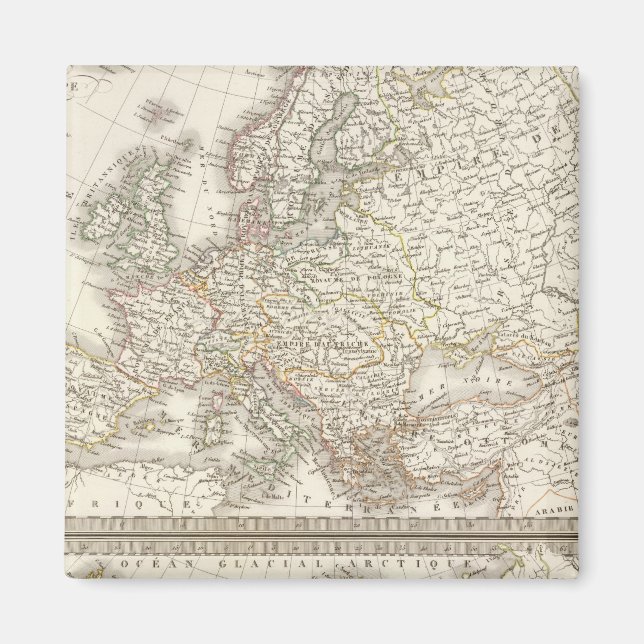 L'Europe 1789, 1813 Magnet (Vorne)