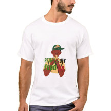 Leute aus, Essen an – Lustiges T-Shirt für Foodies