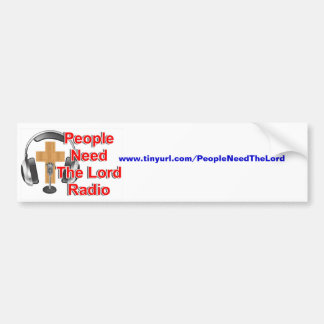 Leute benötigen den Autoaufkleber Lord-Radio