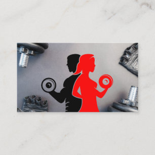 Leute, die arbeiten   Fitnessgeräte Terminkarte