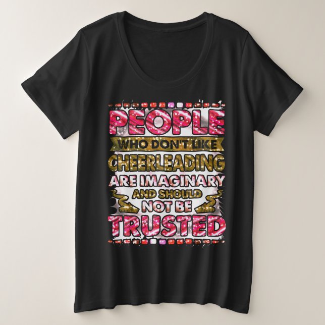 Leute, die kein gutes Zitat mögen Große Größe T-Shirt (Design vorne)