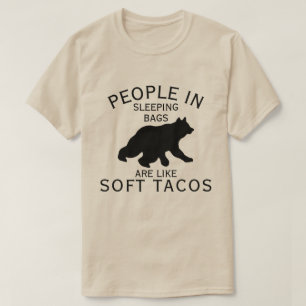 LEUTE, DIE SCHLAFBÄCKE SCHLAFEN, WERDEN VON BÄREN T-Shirt