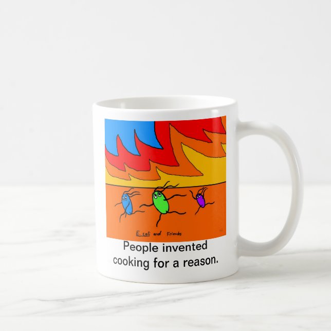 Leute erfundenes Kochen aus einem Grund - Tasse (Rechts)