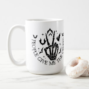 Leute geben mir die Creeps Kaffeetasse