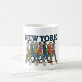 Leute in New York City Kaffeetasse
