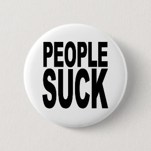 Leute ist zum Kotzen Button