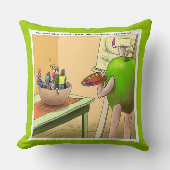 Leute leben noch lustig Cotton Jumbo Throw Kissen (Vorderseite)