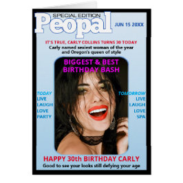 Leute Mag Parody-Birthday-Upload Foto-Modern-Fun