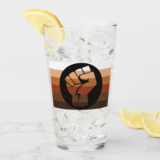 Leute mit farbigem (POC) Stolz Glas (Vorderseite Ice)