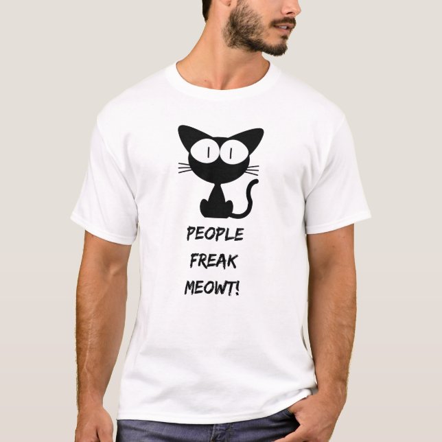 Leute verrückte Meowa T-Shirt (Vorderseite)
