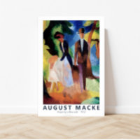 Leute von einem Blue Lake 1913 von August Macke Po