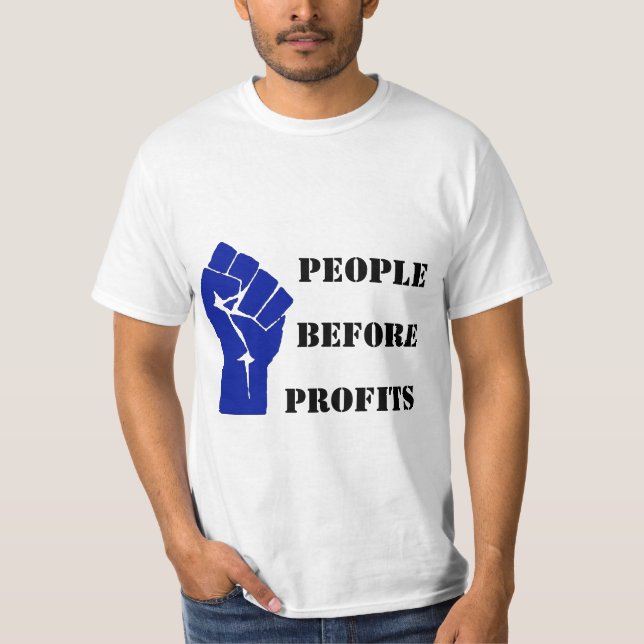 Leute vor Gewinnen T-Shirt (Vorderseite)