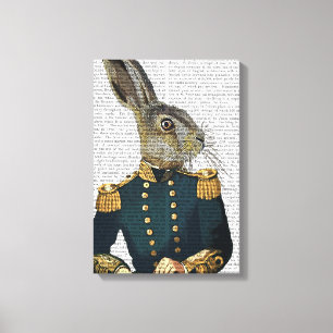 Leutnant Hare Leinwanddruck