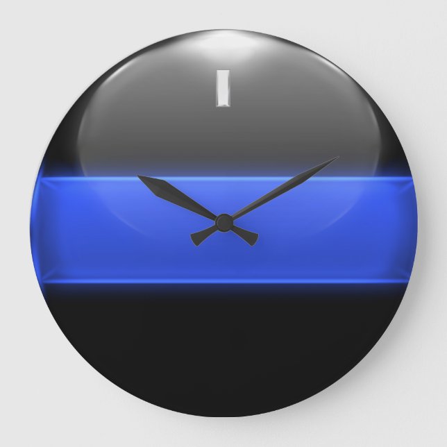 Leutnant Insignia Rank Große Wanduhr (Vorderseite)