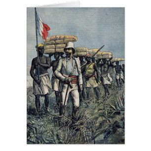 Leutnant Mizon auf seiner Dienstreise 1892