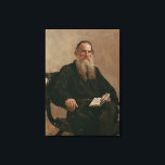 Lev Tolstoi 1887 Leinwanddruck<br><div class="desc">Lev Tolstoy | von Ilya Efimovich Repin | Art Location: Tretyakov Gallery,  Moskau,  Russland | Russische Künstlerin | Image Collection number: XZL149441</div>