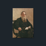 Lev Tolstoi 1887 Leinwanddruck<br><div class="desc">Lev Tolstoy | von Ilya Efimovich Repin | Art Location: Tretyakov Gallery,  Moskau,  Russland | Russische Künstlerin | Image Collection number: XZL149441</div>
