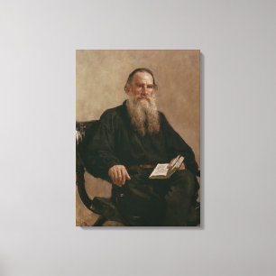 Lev Tolstoy 1887 Leinwanddruck