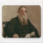 Lev Tolstoy 1887 Mousepad<br><div class="desc">Lev Tolstoy | durch Ilya Efimovich Repin | Kunst-Standort: Tretjakow-Galerie,  Bild-Sammlungs-Zahl Moskaus,  Russland | russische Künstler-|: XZL149441</div>