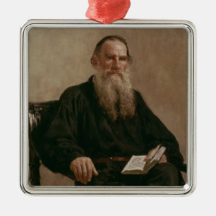 Lev Tolstoy 1887 Ornament Aus Metall