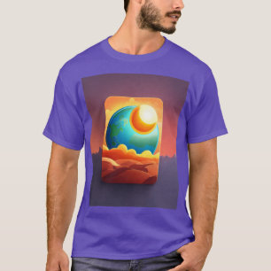 Lève et éclat : T-shirt homme avec dessin du lever