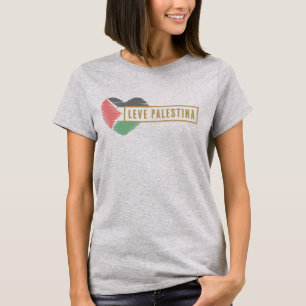 Leve Palestina Frauen T-Shirt – Herz Flagge