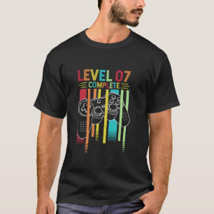 LEVEL 07 VOLLSTÄNDIGE 7-JÄHRIGE JAHRE T-Shirt