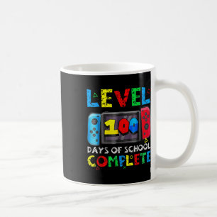 Level 100 Days of School Complete Gamer Video Game Kaffeetasse