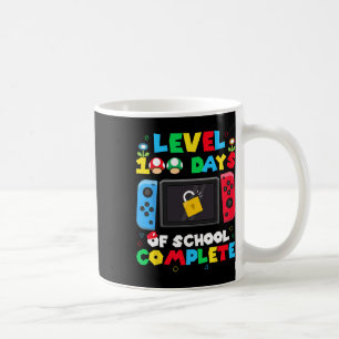 Level 100 Days of School Complete Gamer Video Game Kaffeetasse
