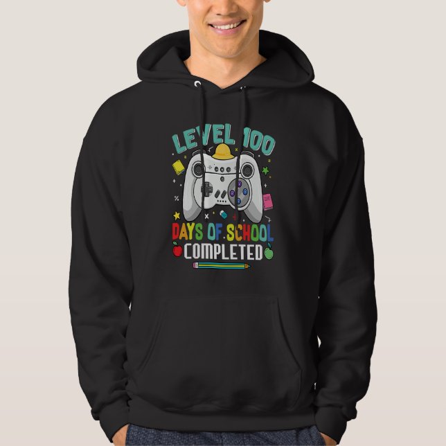 Level 100 Days Of School Complete Hoodie (Vorderseite)