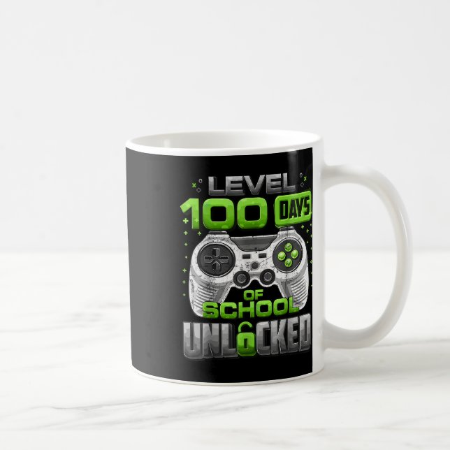 Level 100 Days of School Unlock Boys 100. Kaffeetasse (Rechts)