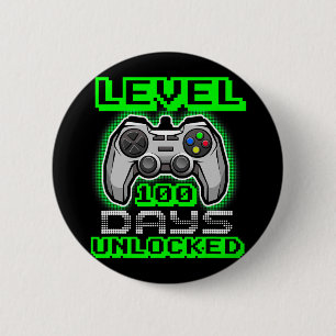 Level 100 Days of School Unlock Video Game Boys Button