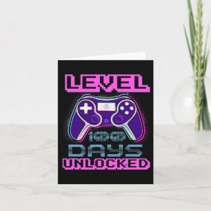 Level 100 Days of School Unlock Video Game Boys Karte