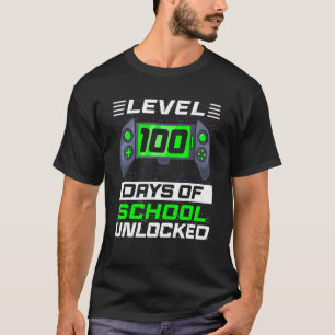 Level 100 Days of School Unlocks 100 Day Video T-Shirt