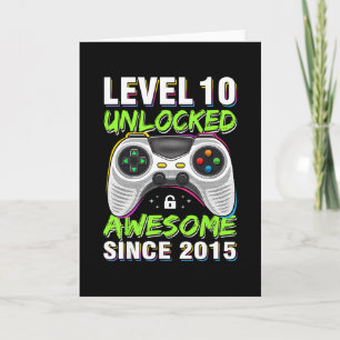 Level 10 freigeschaltet Awesome seit dem 10. Gebur Karte