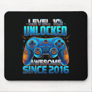 Level 10 freigeschaltet Großartig seit dem 10. Geb Mousepad