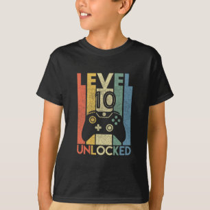 Level 10 freigeschaltetes Shirt Lustiger Videospie
