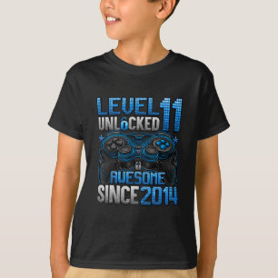 Level 11 freigeschaltet Geschenke für 11-jährige J T-Shirt