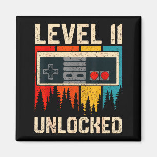 Level 11 freigeschaltete Videospiel-Controller-Geb Magnet
