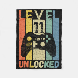 Level 11 Ungesperrte Gamer Shirt Boys für das Gebu Fleecedecke