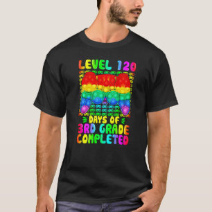 Level 120 Days of 3 Grad abgeschlossen Videospiel  T-Shirt
