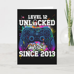 Level 12 freigeschaltet Awesome seit dem 12. Gebur Karte