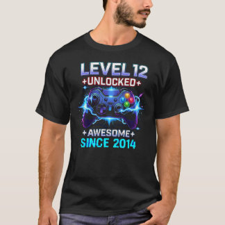 Level 12 Freigeschaltet Großartig Seit 2014 12. T-Shirt