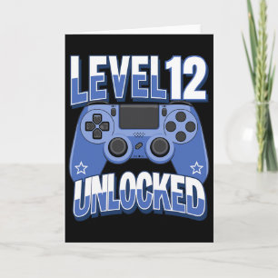 Level 12 freigeschaltet Lustiger Videospieler 12. Karte