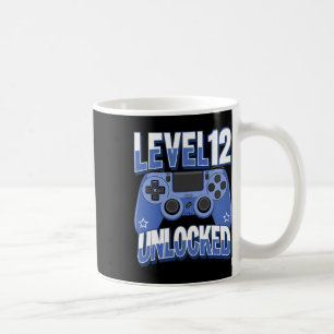 Level 12 freigeschaltet Lustiges Videospieler 12. Kaffeetasse