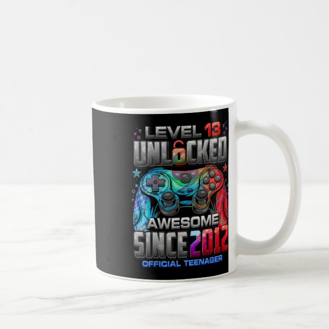 Level 13 freigeschaltet Großartig Seit 2012 13. Ge Kaffeetasse (Rechts)