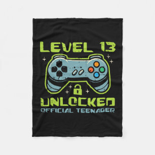 Level 13 freigeschaltet offizieller Teenager 13. G Fleecedecke